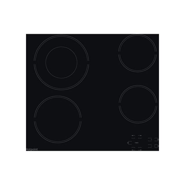 Hotpoint HR612CH 58Cm Ceramic Hob - Black