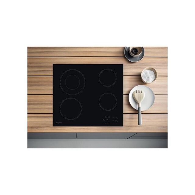 Hotpoint HR612CH 58Cm Ceramic Hob - Black