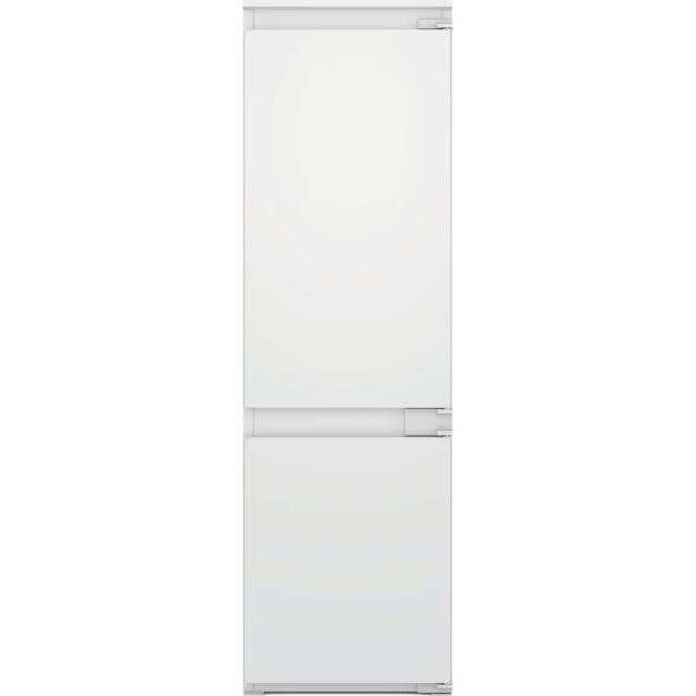 Hotpoint HTC18D011A1 Low Frost Integrated Fridge Freezer, Sliding Hinge, 70/30, White, E Rated