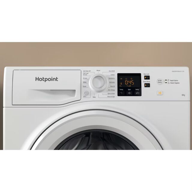 Hotpoint NSWF846WUK 8Kg 1400 Spin Washing Machine - White