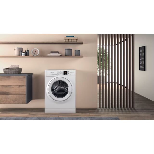 Hotpoint NSWF846WUK 8Kg 1400 Spin Washing Machine - White