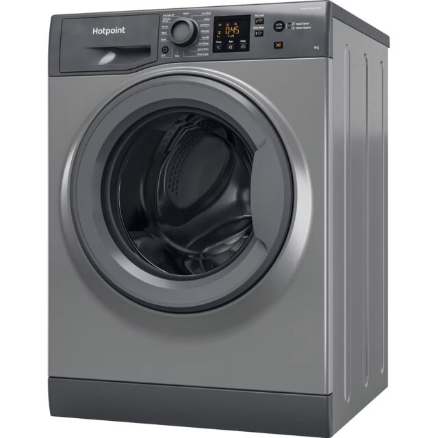 Hotpoint NSWF946GGUK 9Kg 1400 Spin Washing Machine - Graphite