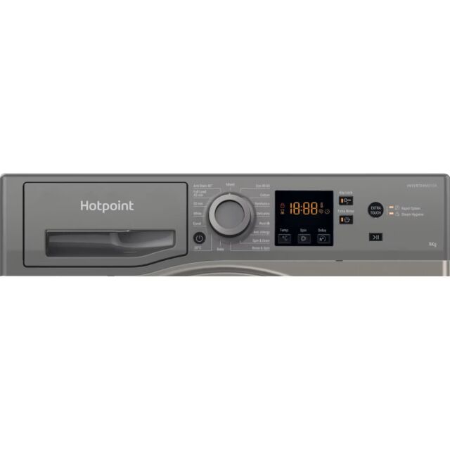 Hotpoint NSWF946GGUK 9Kg 1400 Spin Washing Machine - Graphite