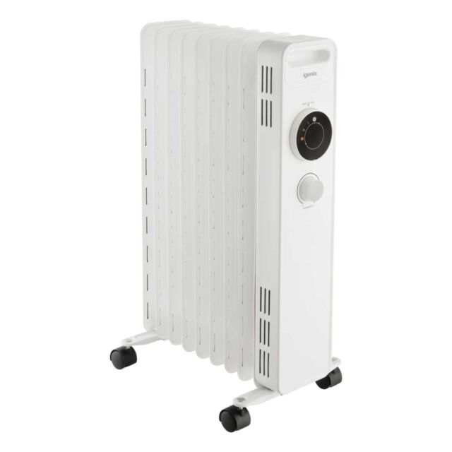 Igenix IG2620WH 2Kw Manual Oil Filled Radiator White