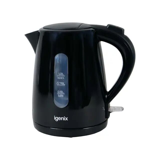Igenix IGK01022B 1 Litre 2200W Jug Kettle Black