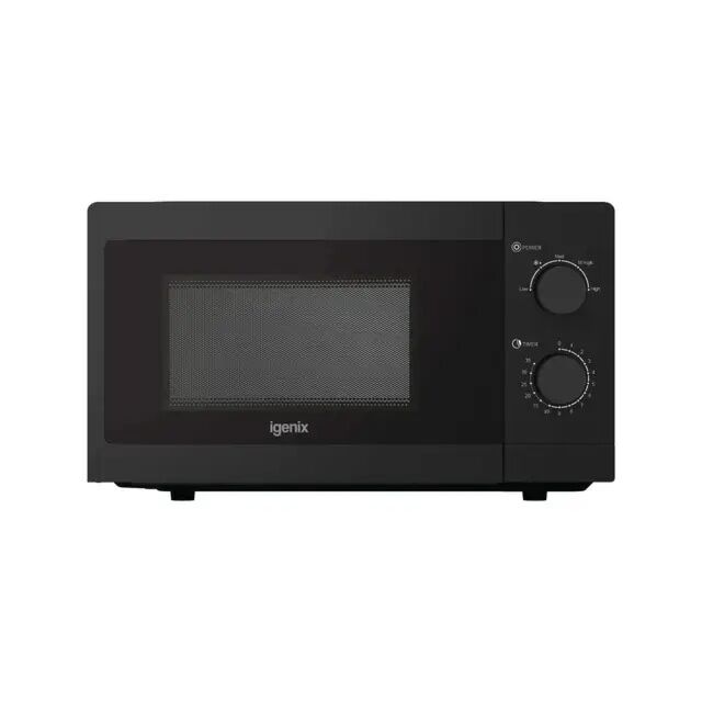 Igenix IGMS08080B 20L 800W Manual Microwave Black