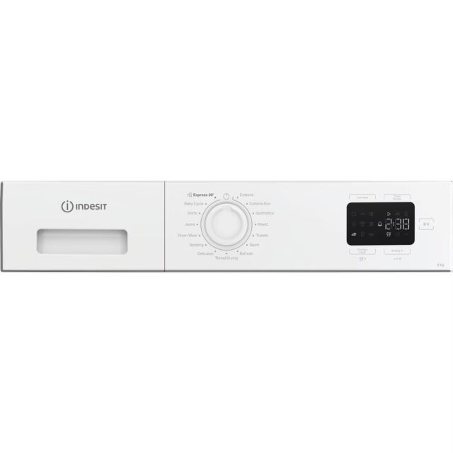 Indesit CYSD83DWWUK 8Kg - 60Cm Heat Pump Tumble Dryer With Quickcycle