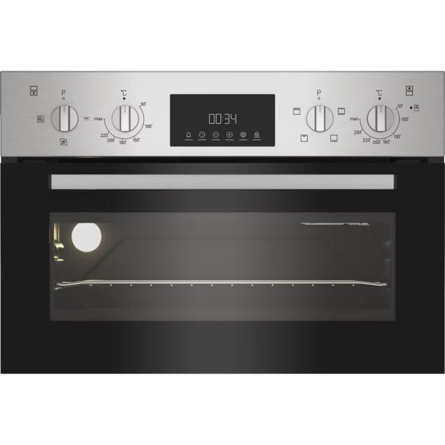 Indesit DII10DIX Built In Electric Fan Double Oven - Stainless Steel