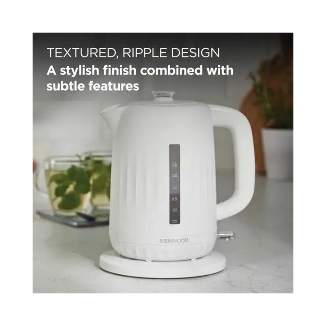Kenwood ZJP06.000WH 1.5L Ripple Kettle Pure White