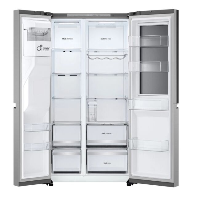 Lg GSXE81PYBE 628L Instaview American Style Fridge Freezer - Silver