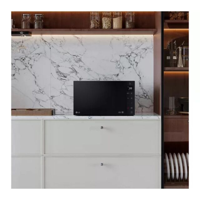Lg MH6535GIS Microwave Oven With Grill And Touch Control Panel - Black