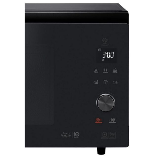 Lg MJ3965BPS 39L 1100W Convection Microwave Oven With Touch Control Panel - Black