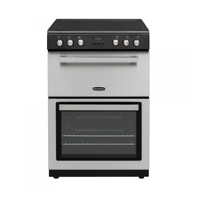 Montpellier MMRC60FX 60Cm Ceramic Mini Range Cooker Stainless Steel