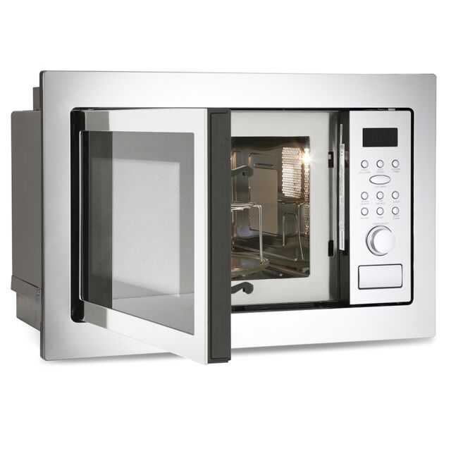 Montpellier MWBI90025 Built-In Microwave & Grill 25Ltr Capacity,