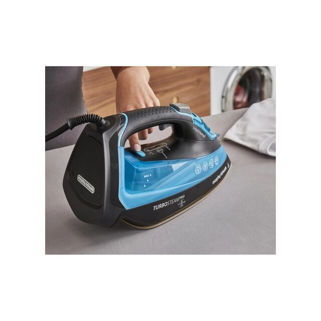 Morphy Richards 303210 Turbosteam 3100W Pro Digital Intellitemp Iron - Blue