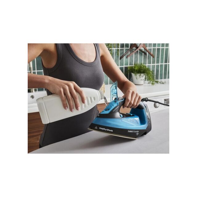 Morphy Richards 303210 Turbosteam 3100W Pro Digital Intellitemp Iron - Blue