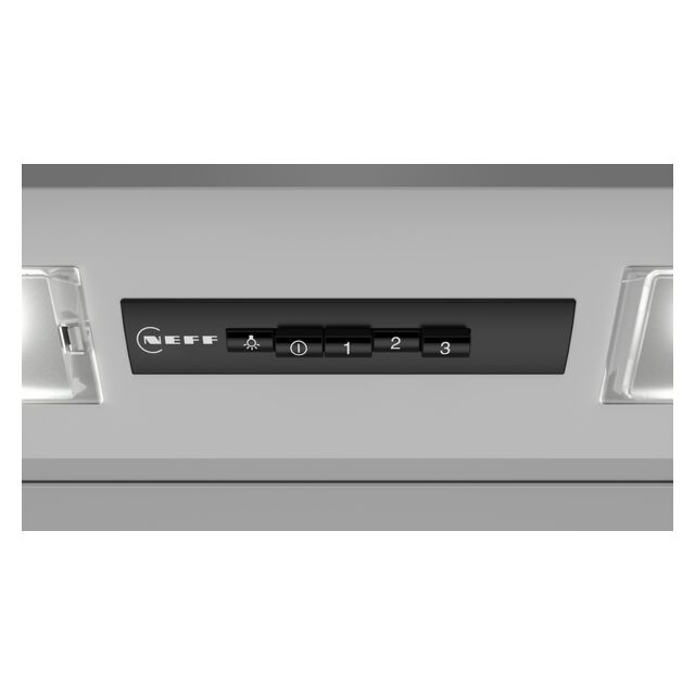 Neff D64MAC1X0B 60Cm Wide Integrated Hood - Metallic - B Rated