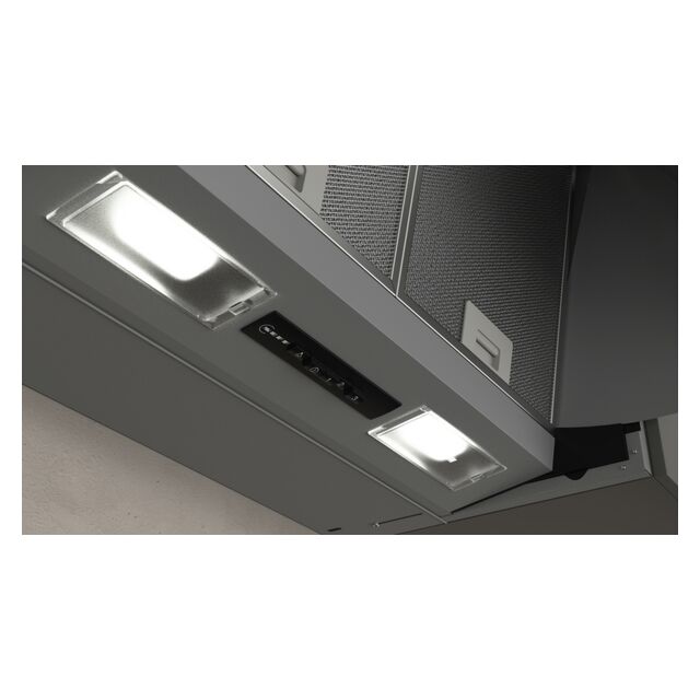Neff D64MAC1X0B 60Cm Wide Integrated Hood - Metallic - B Rated
