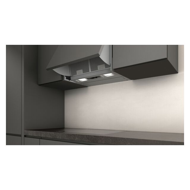 Neff D64MAC1X0B 60Cm Wide Integrated Hood - Metallic - B Rated