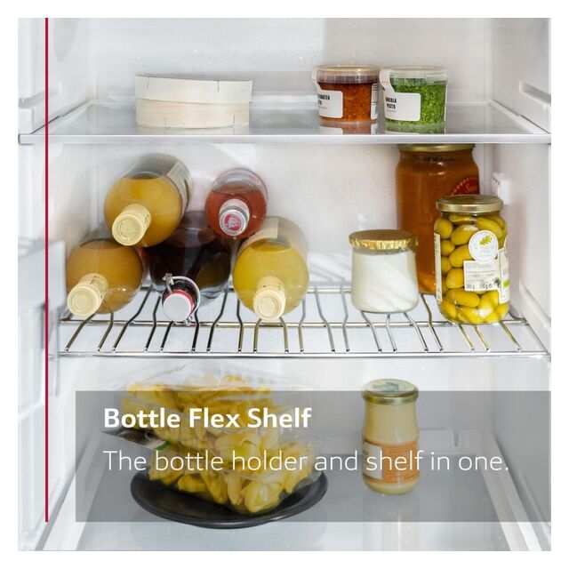 Neff KI1812FE0G Built-In Larder Fridge, Fixed Hinge, White, E Rated