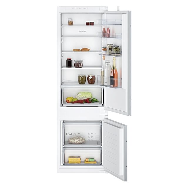 Neff KI5871SE0G Fully Integrated 70/30 Fridge Freezer Low Frost With Sliding Hinge - E Rated
