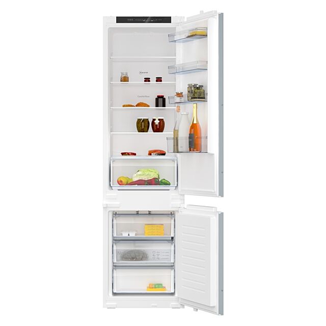 Neff KI7961SE0G Fully Integrated 60/40 Fridge Freezer Frost Free With Sliding Hinge - E Rated