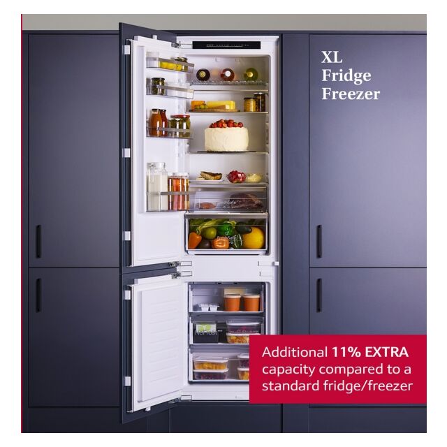 Neff KI7962FD0G Fully Integrated 60/40 Fridge Freezer Frost Free With Fixed Hinge - D Rated
