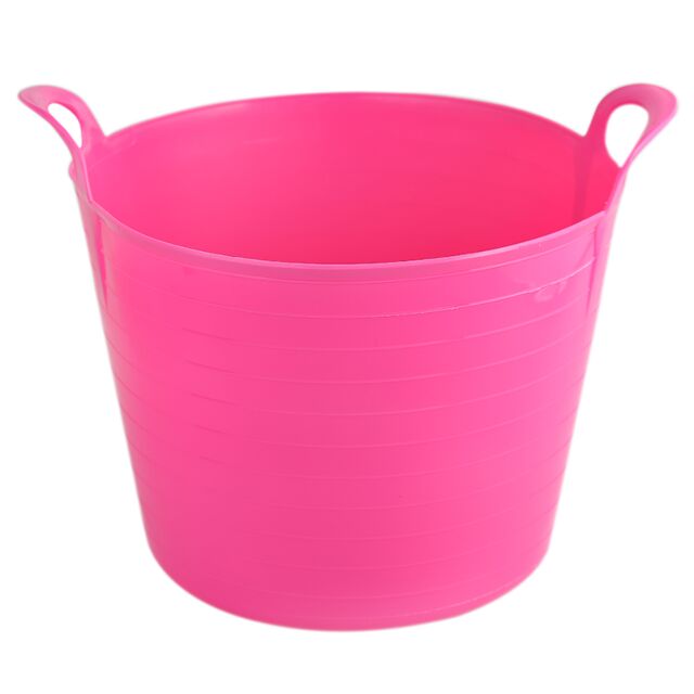 Qualtex JEGHP105PK 40L Flexi Tub Pink