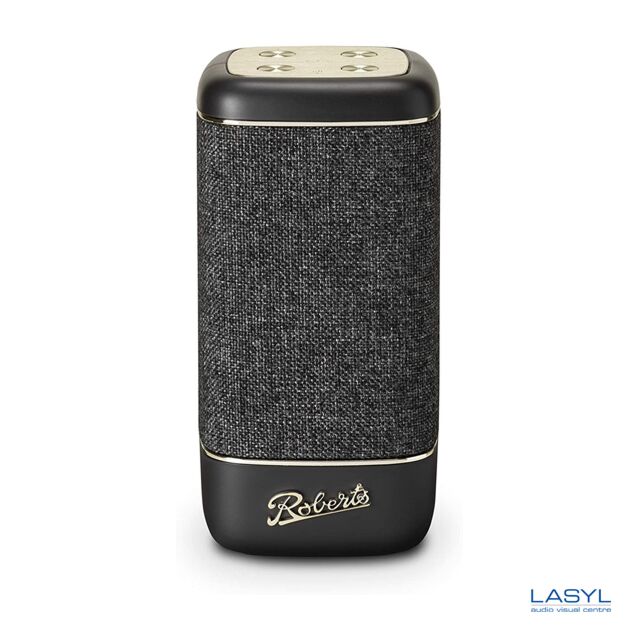 Roberts Radio Ltd REUNIONBK Portable BT Speaker, IXP7 Waterproof, 18 Hours of Playtime - Black