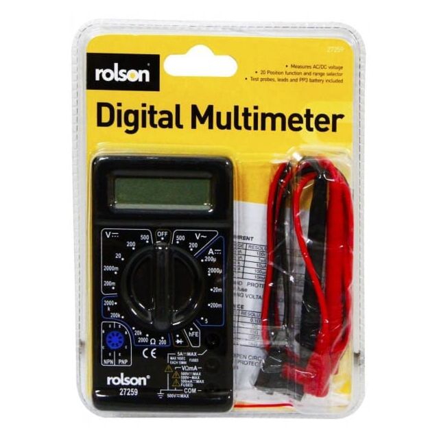 Rolson 27259 Digital Multi Tester