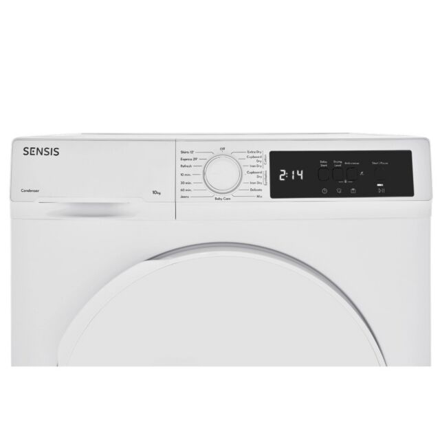 Sensis TDCF0110BW 10Kg Condenser Tumble Dryer - White
