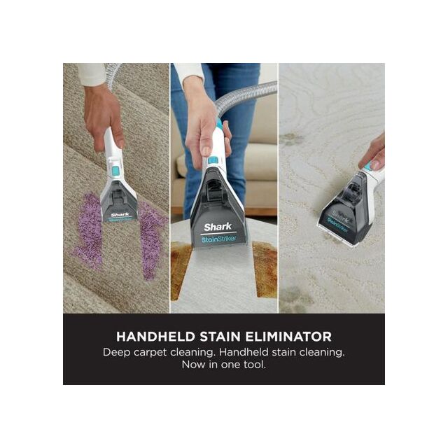 Shark EX200UK Carpetxpert Deep Carpet Cleaner With Built-In Stainstriker - Rotator White