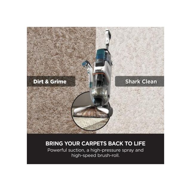 Shark EX200UK Carpetxpert Deep Carpet Cleaner With Built-In Stainstriker - Rotator White