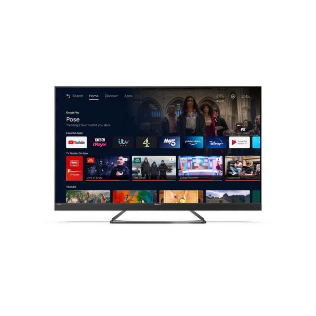 Sharp 4T-C50EQ3KM2AG 50inch 4K Ultra HD Smart TV Quantum Dot