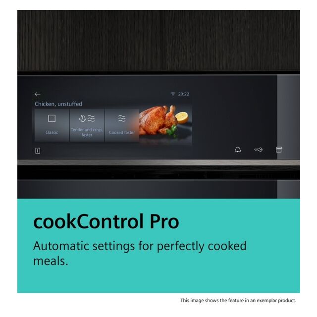 Siemens CM776G1B1B Compact oven with microwave