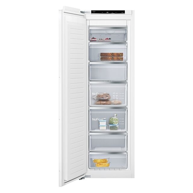 Siemens GI81NVEE0G Fully Integrated Upright Freezer Frost Free With Fixed Hinge - E Rated