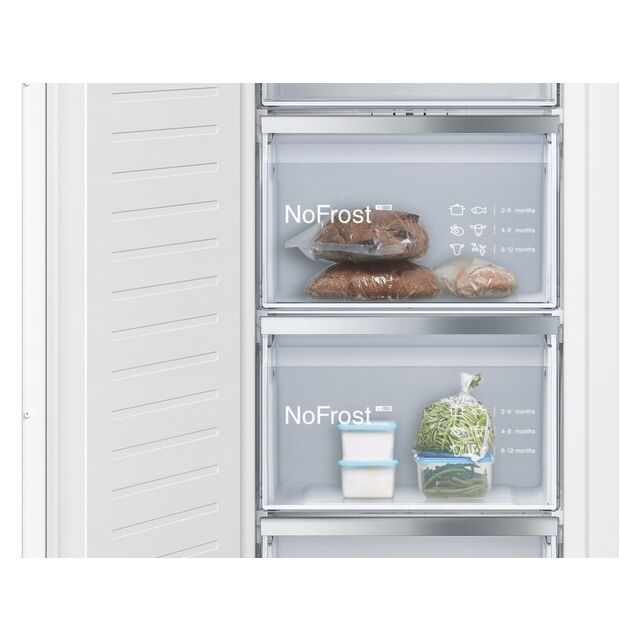 Siemens GI81NVEE0G Fully Integrated Upright Freezer Frost Free With Fixed Hinge - E Rated