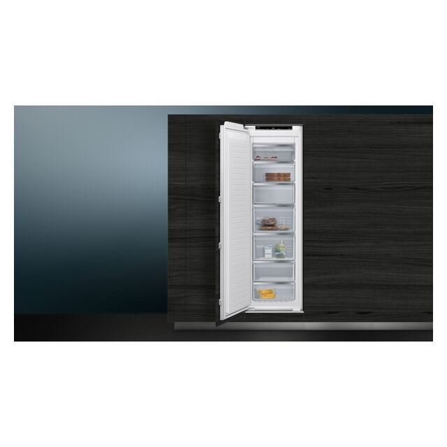 Siemens GI81NVEE0G Fully Integrated Upright Freezer Frost Free With Fixed Hinge - E Rated