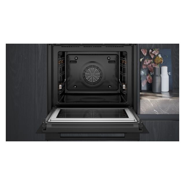 Siemens HN778GMB1B Built In Electric Single Oven - Black