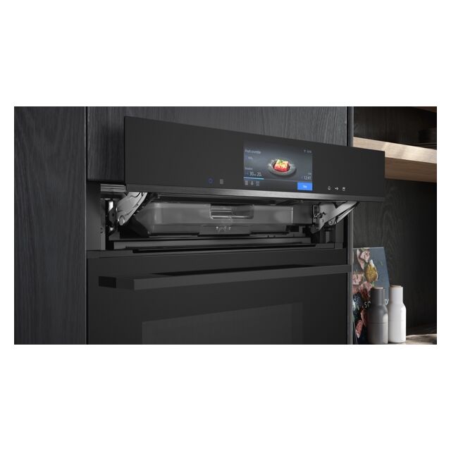 Siemens HN778GMB1B Built In Electric Single Oven - Black