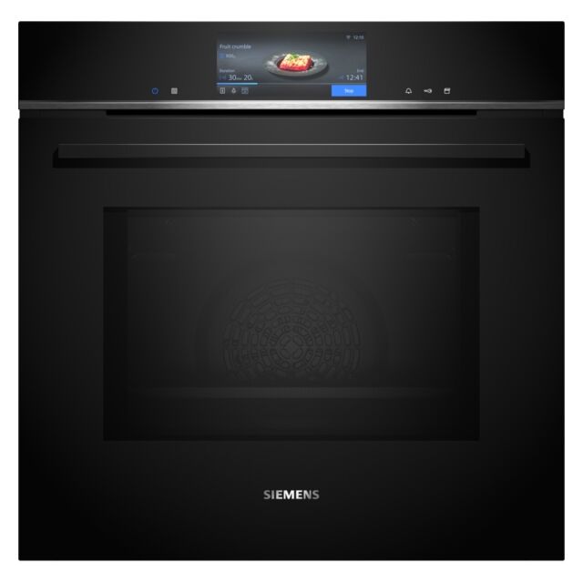 Siemens HN778GMB1B Built In Electric Single Oven - Black