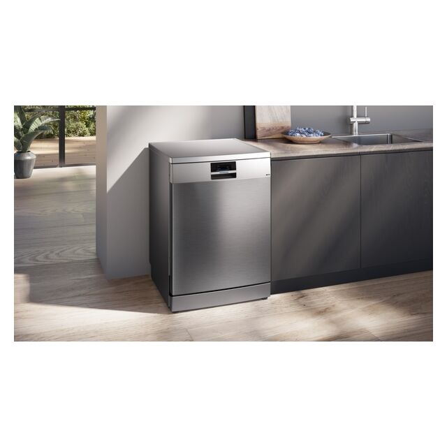 Siemens SN27TI02CE Free-Standing Dishwasher, 60 Cm, Brushed Steel Anti-Fingerprint