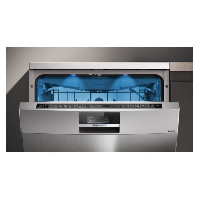 Siemens SN27TI02CE Free-Standing Dishwasher, 60 Cm, Brushed Steel Anti-Fingerprint