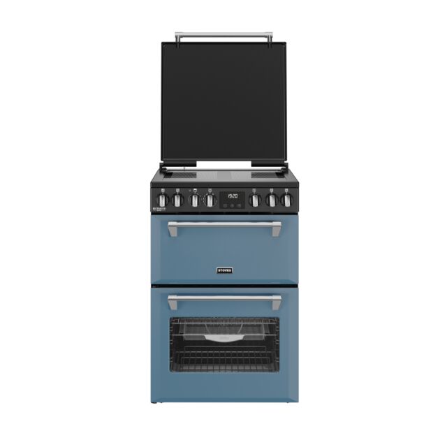 Stoves 444411999 Dx Mra Rich 60Ei Rty 60Cm Induction Electric Cooker With Double Oven, Blue, A Rated