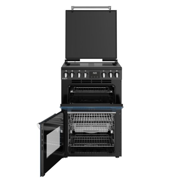 Stoves 444411999 Dx Mra Rich 60Ei Rty 60Cm Induction Electric Cooker With Double Oven, Blue, A Rated