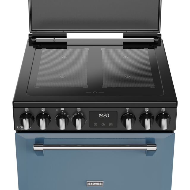 Stoves 444411999 Dx Mra Rich 60Ei Rty 60Cm Induction Electric Cooker With Double Oven, Blue, A Rated