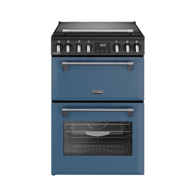 Stoves 444411999 Dx Mra Rich 60Ei Rty 60Cm Induction Electric Cooker With Double Oven, Blue, A Rated