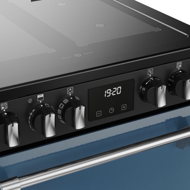 Stoves 444411999 Dx Mra Rich 60Ei Rty 60Cm Induction Electric Cooker With Double Oven, Blue, A Rated