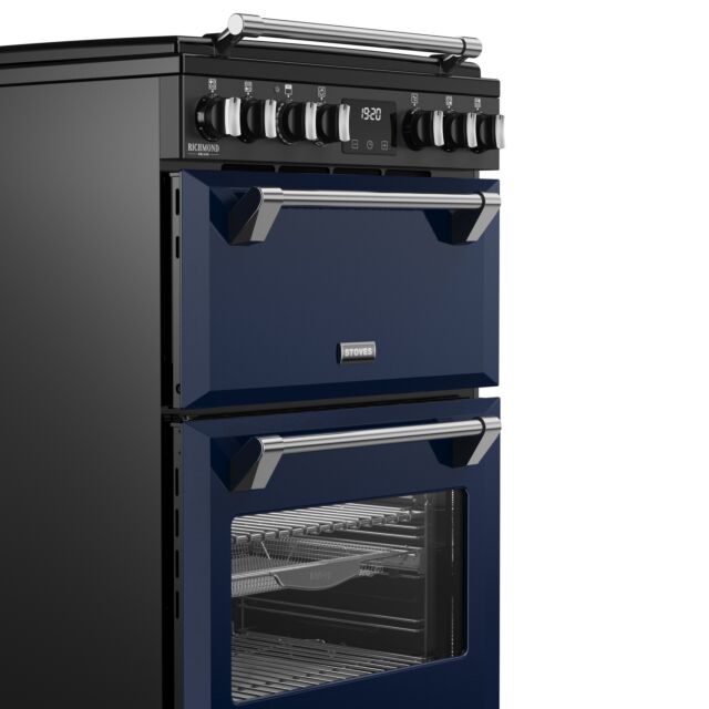 Stoves 444412000 Dx Mra Rich 60Ei Rty 60Cm Induction Electric Cooker With Double Oven, Midnight Blue
