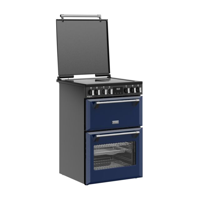 Stoves 444412000 Dx Mra Rich 60Ei Rty 60Cm Induction Electric Cooker With Double Oven, Midnight Blue